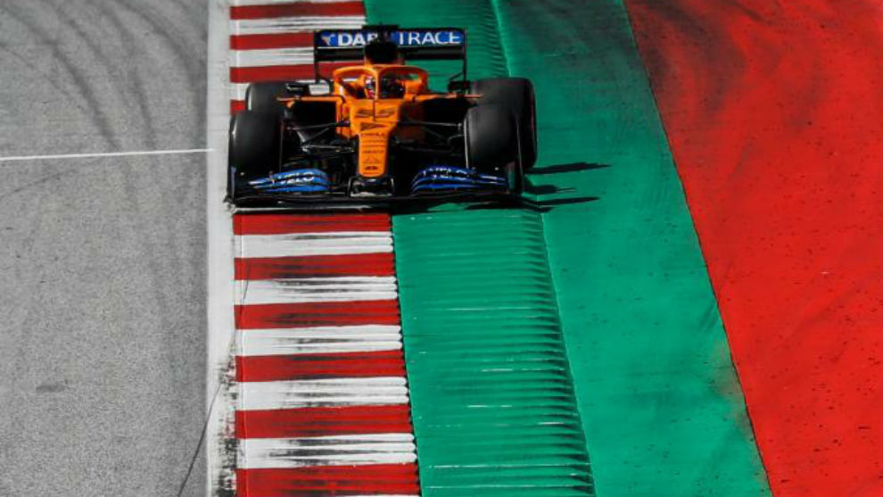 Carlos Sainz, durante el Gran Premio de Austria de la semana pasada.