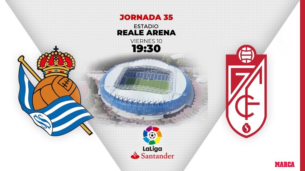 Real Sociedad - Granada: horario y dnde ver hoy en TV el partido de...