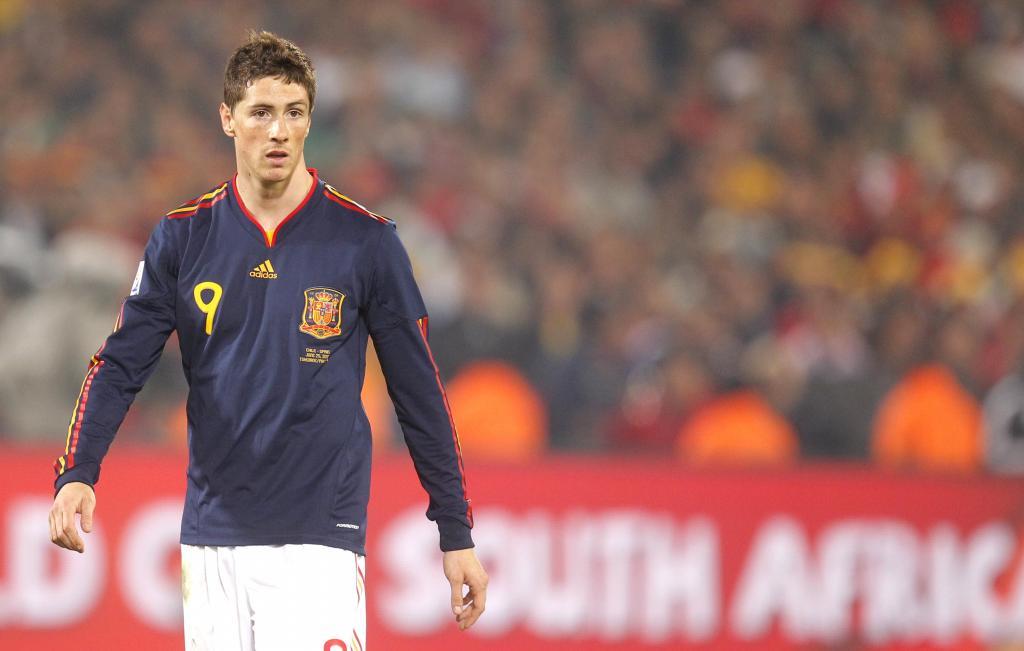 Fernando Torres en el partido frente a Chile