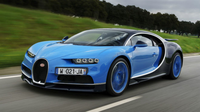 Bugatti Chiron, el coche más potente y más rápido del mundo.