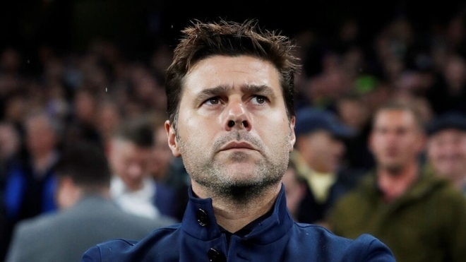 Mauricio Pochettino como entrenador del Tottenham.