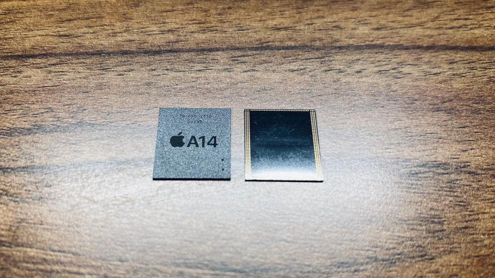 Fotografa de la presunta memoria RAM del chip A14 del iPhone 12