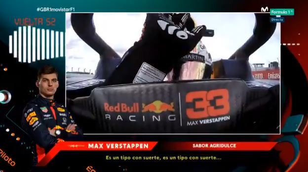 Max Verstappen, al final de la carrera.