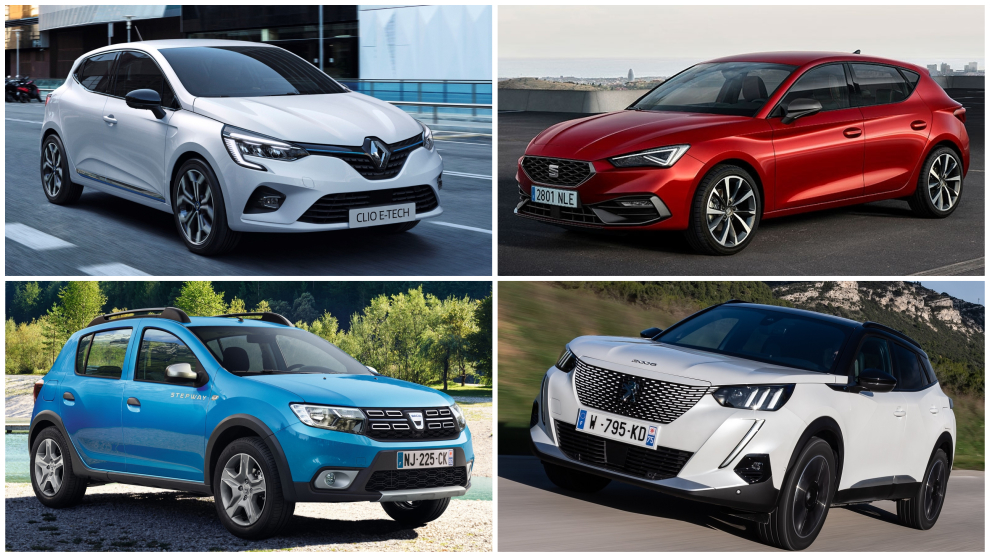 Los 10 coches más vendidos en julio en España