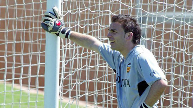 David Rangel, con el Valencia en 2004.