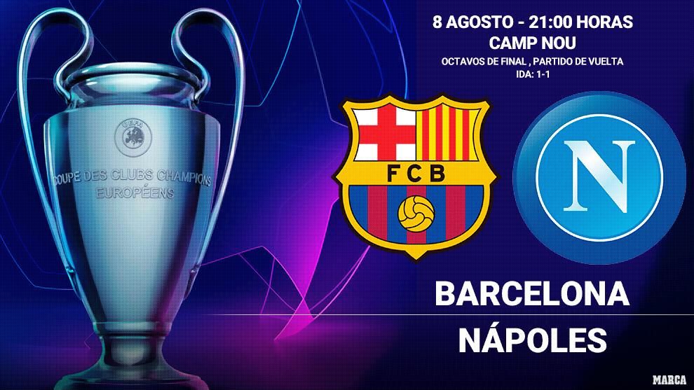 Barcelona - Napoles: horario y dnde ver por television el partido de...