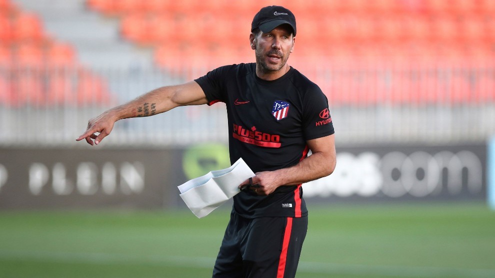 Atletico Madrid return to training with caution