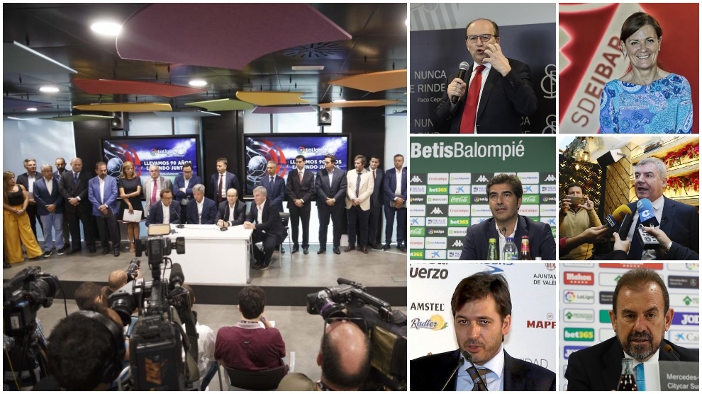 Presidentes del ftbol profesional: Sevilla, Betis, Villarreal,...