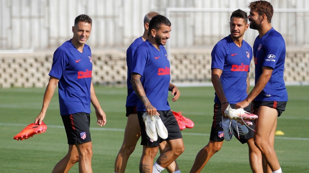 Atletico Madrid are keeping calm in training