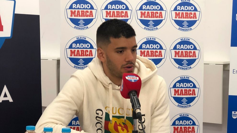 Rulli, durante una entrevista con Radio MARCA Donostia.