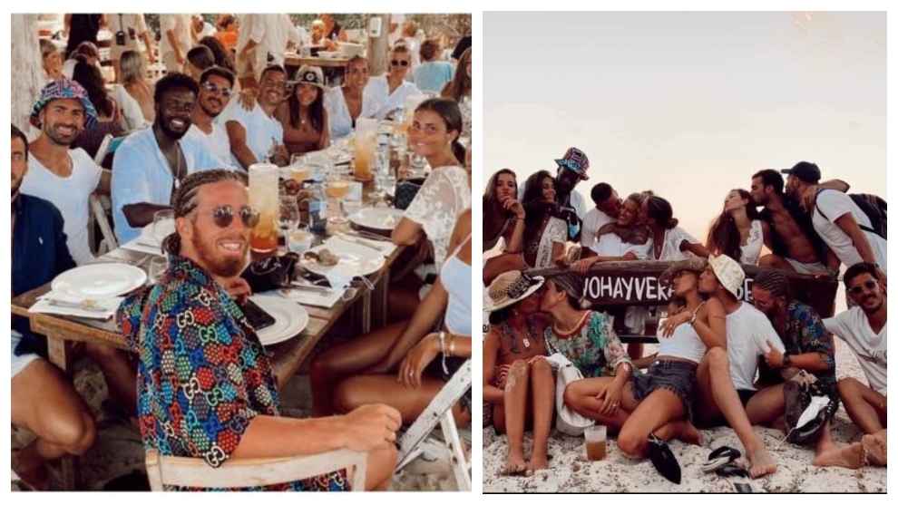 La plantilla del Athletic de vacaciones en Ibiza