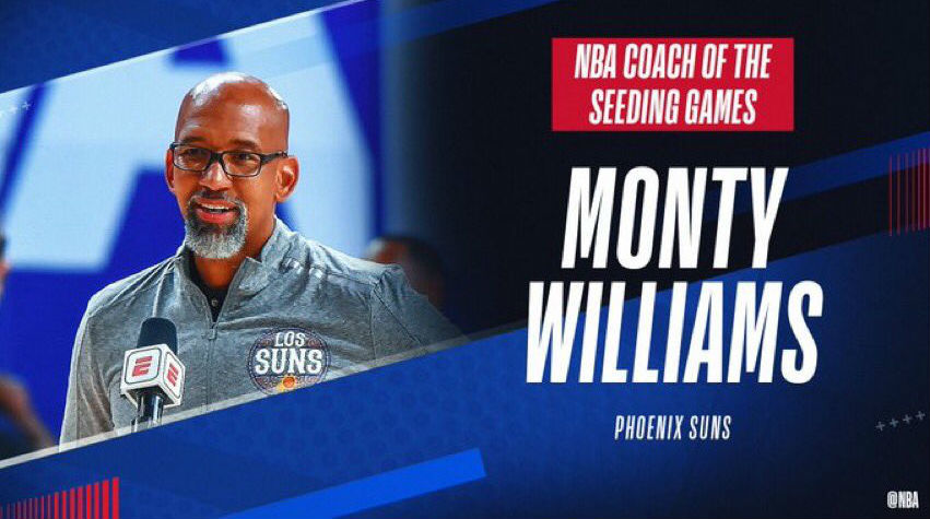 Monty Williams, elegido el mejor entrenador en la burbuja NBA
