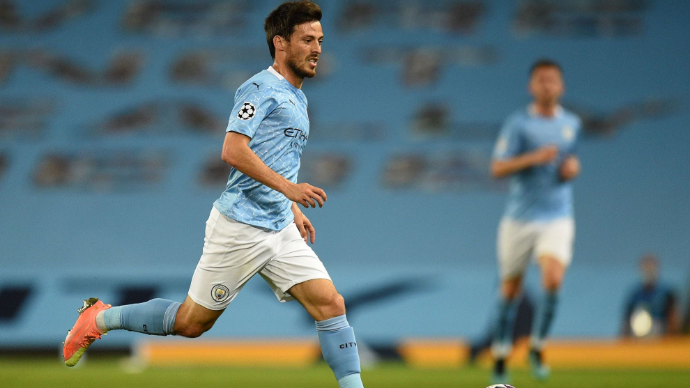 Silva in his last game for City