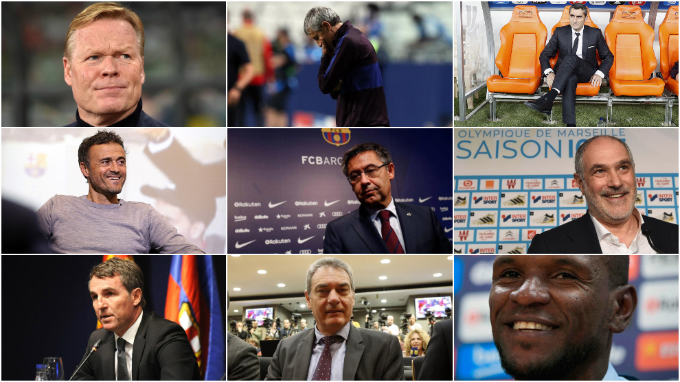 Bartomeu's failed projects: Four coaches and four sporting directors
