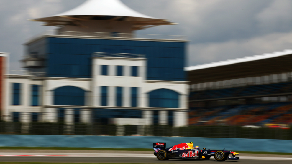 Vettel, con Red Bull, en la ltima carrera de F1 celebrada en...
