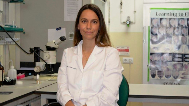 Isabel Adrados, investigadora del Instituto de Neurociencias de...