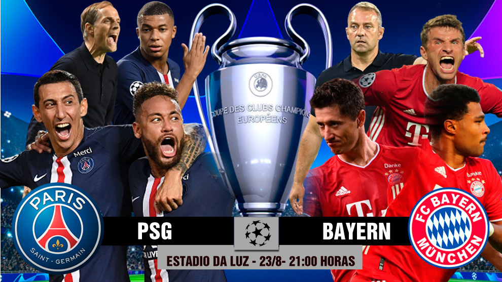 Final Champions League 2020 PSG  Bayern de Múnich horario y canal