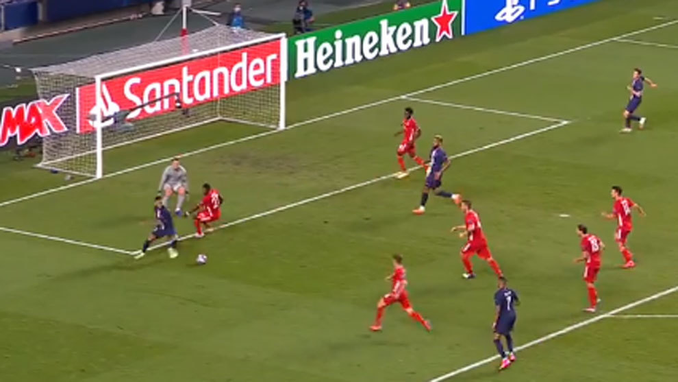 The 92nd minute counter attack that PSG almost converted