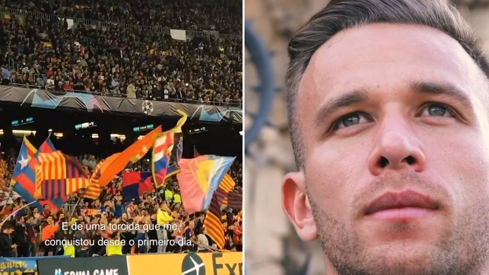 As fue el emotivo vdeo de Arthur Melo para despedirse del Barcelona: Dejo atrs un lugar que ya es mi casa