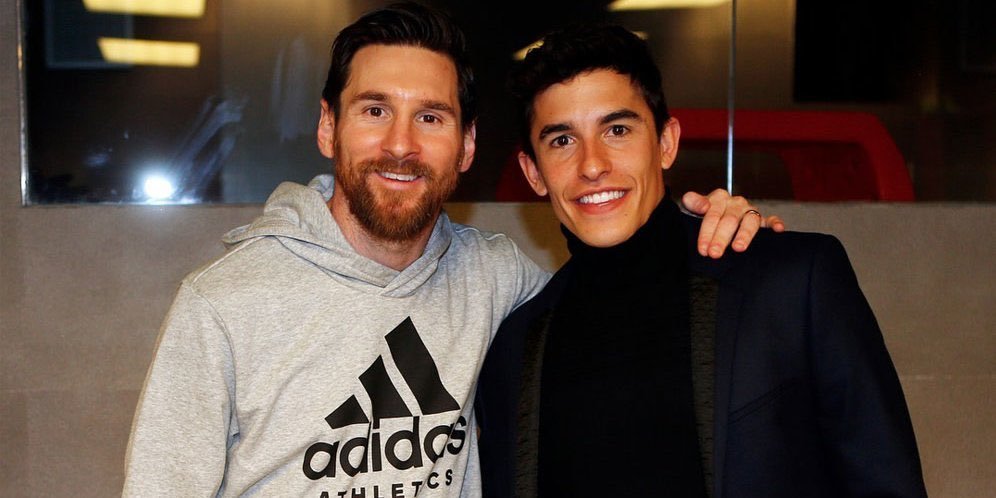 Messi y Mrquez. 