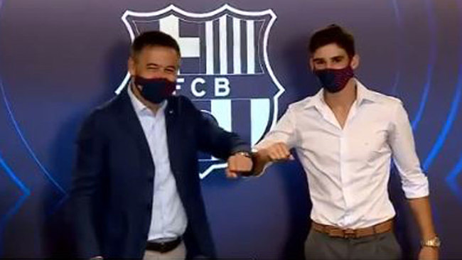 El adis de Messi, en directo: Bartomeu reaparece en la presentacin de Trincao