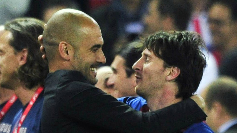 Guardiola y Messi, en una imagen de 2012.