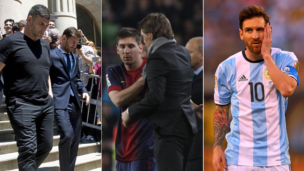 Messi, en Hacienda, con Tito y con Argentina