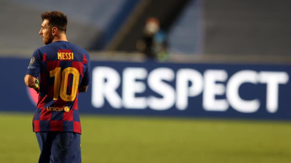 Leo Messi, tras el 2-8 del Bayern de Mnich al Barcelona en cuartos...