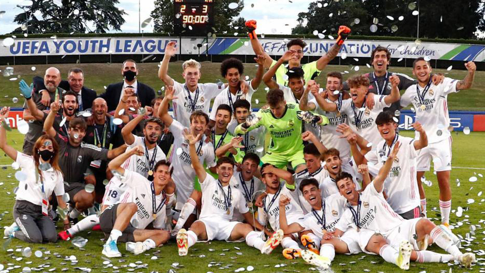 Real Madrid Half of Real Madrid's Youth League champions