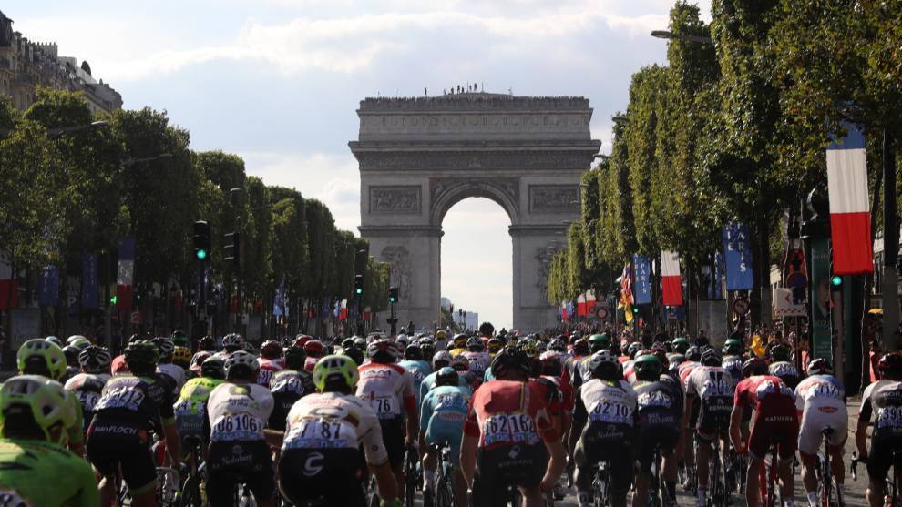 El Tour de Francia en Pars.