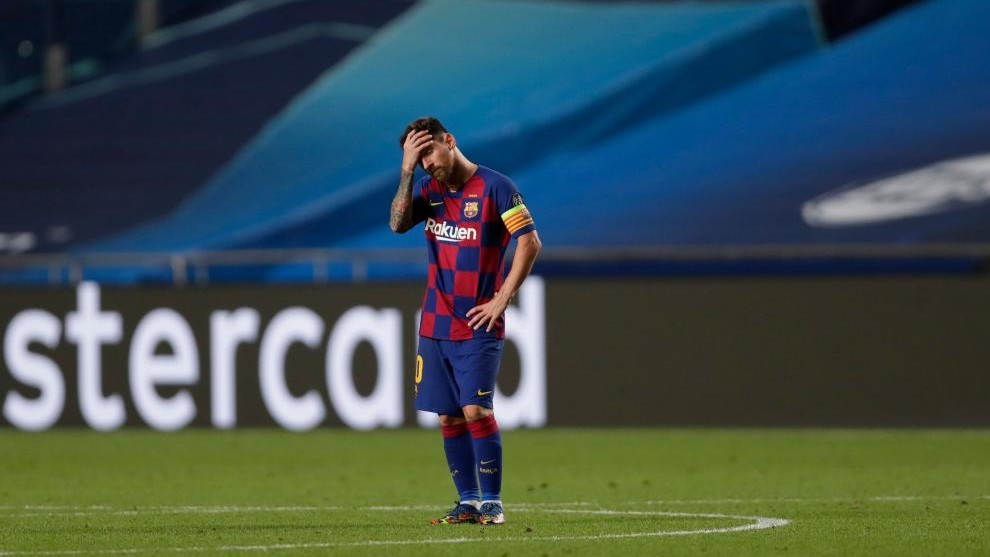 Leo Messi, tras el 2-8 contra el Bayern.