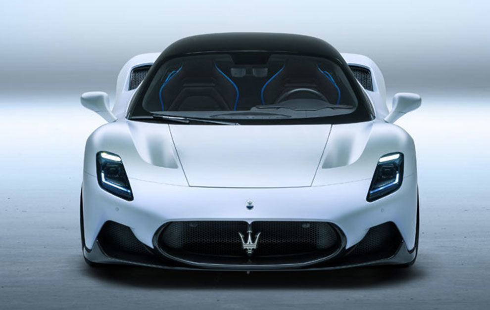 En el frontal es fcilmente reconocible como un Maserati.