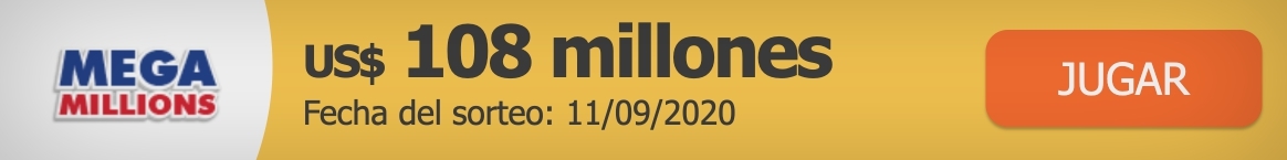 Lotería del mundo ¡La Lotería Mega Millions sorteará 108