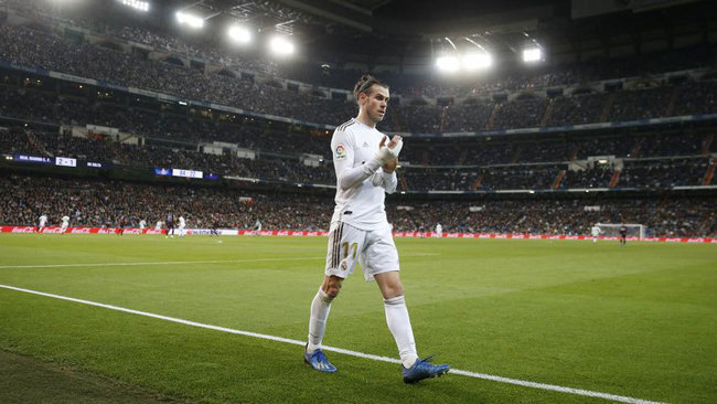 Gareth Bale, durante su ltimo partido en el Bernabu
