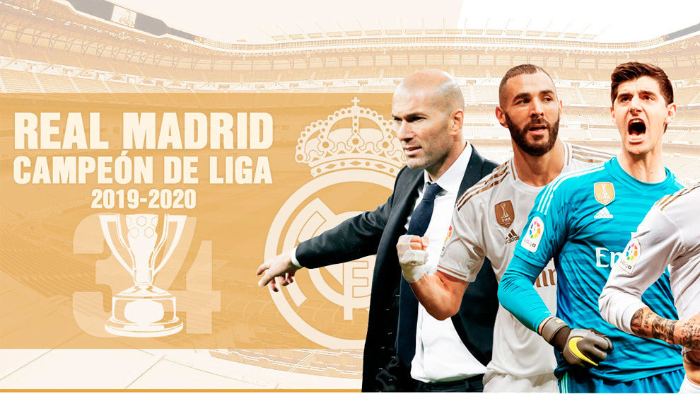 Real Madrid campeón de Liga 2019/20