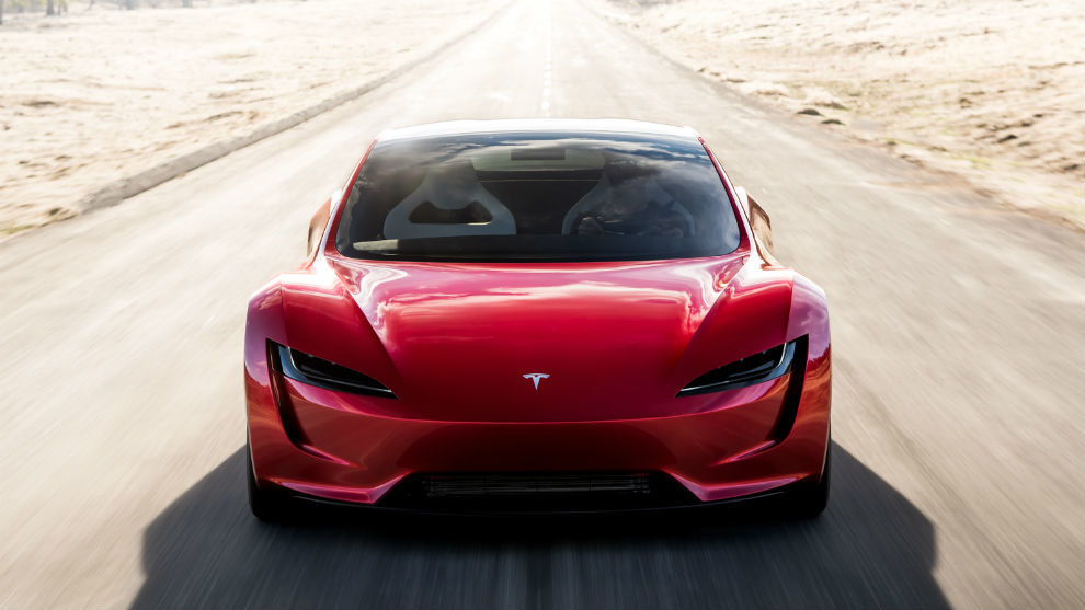 El Tesla Roadster promete una velocidad punta de ms de 400 km/h.