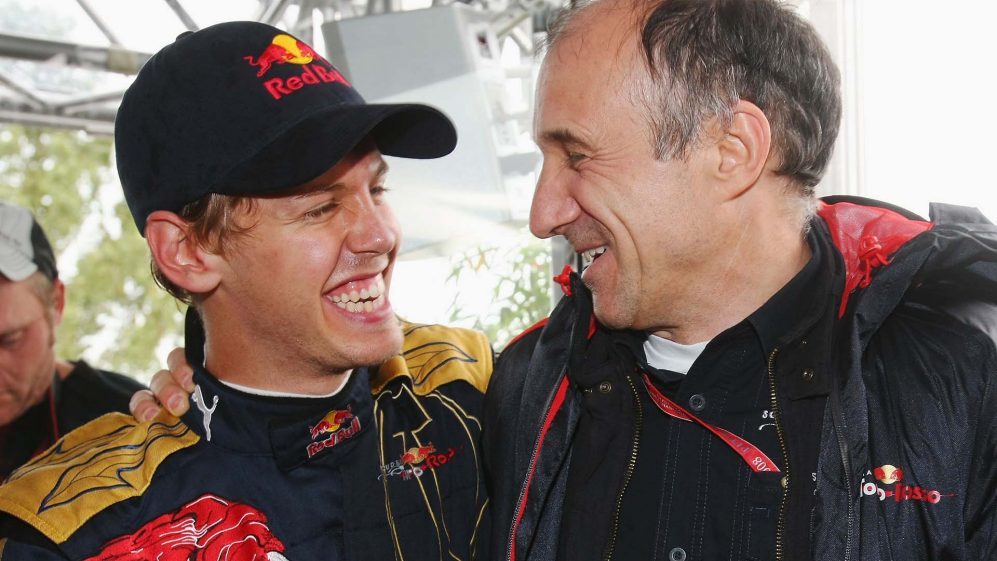 Vettel, con Tost.