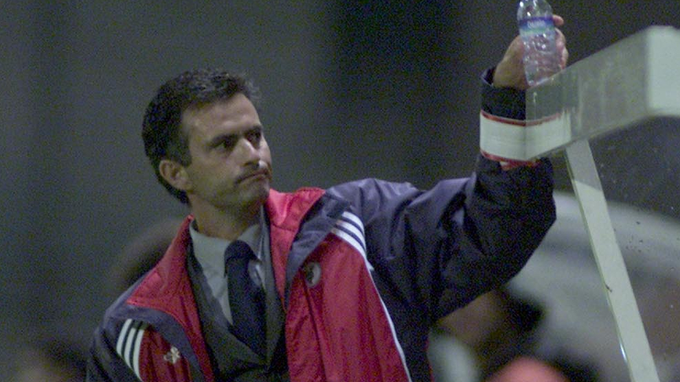 José Mourinho, durante su etapa como entrenador del Benfica