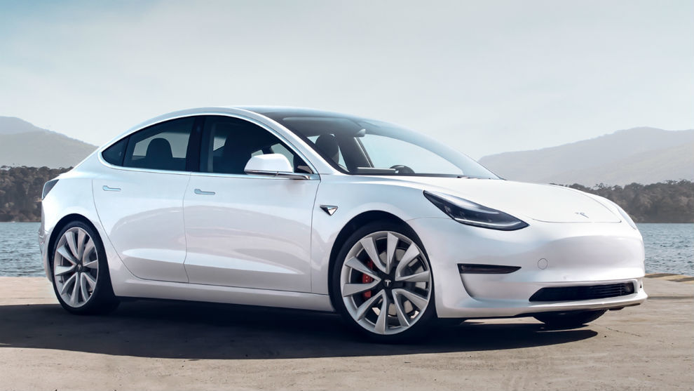 El Tesla Model 3 es el modelo más económico de Tesla.