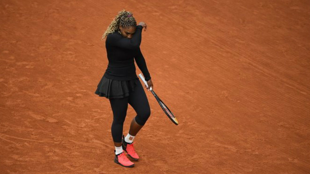 Serena, durante un partido