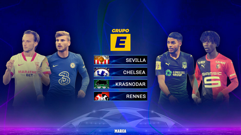 Grupo y rivales del Sevilla: Chelsea, Krasnodar y Rennes