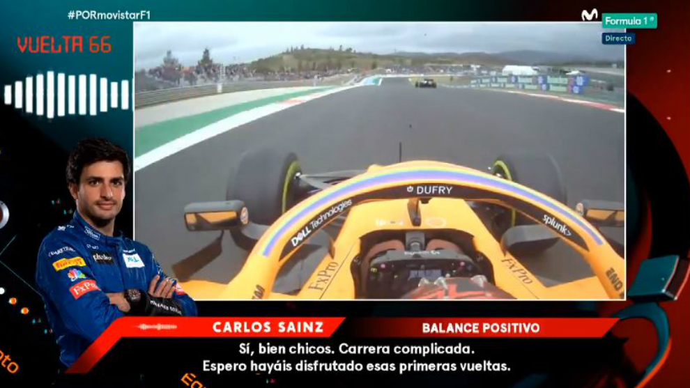 Sainz se queda con lo positivo de una "carrera complicada".