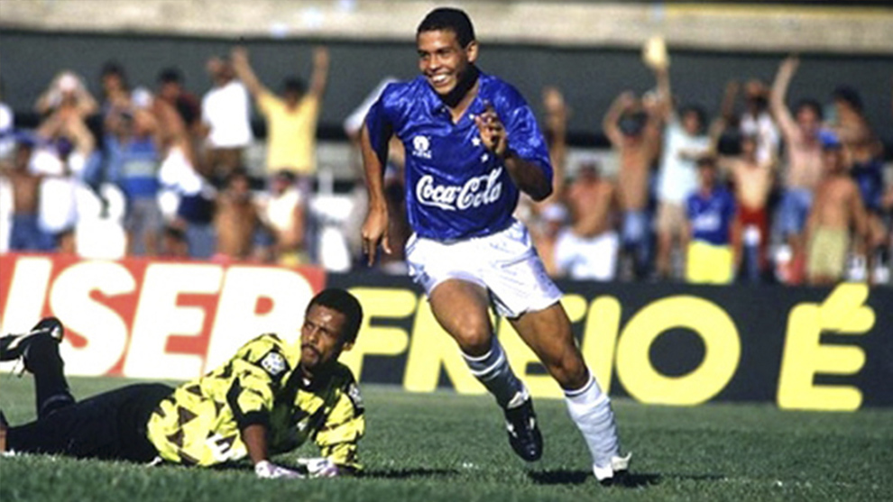Ronaldo, en su inicio en el Cruzeiro.