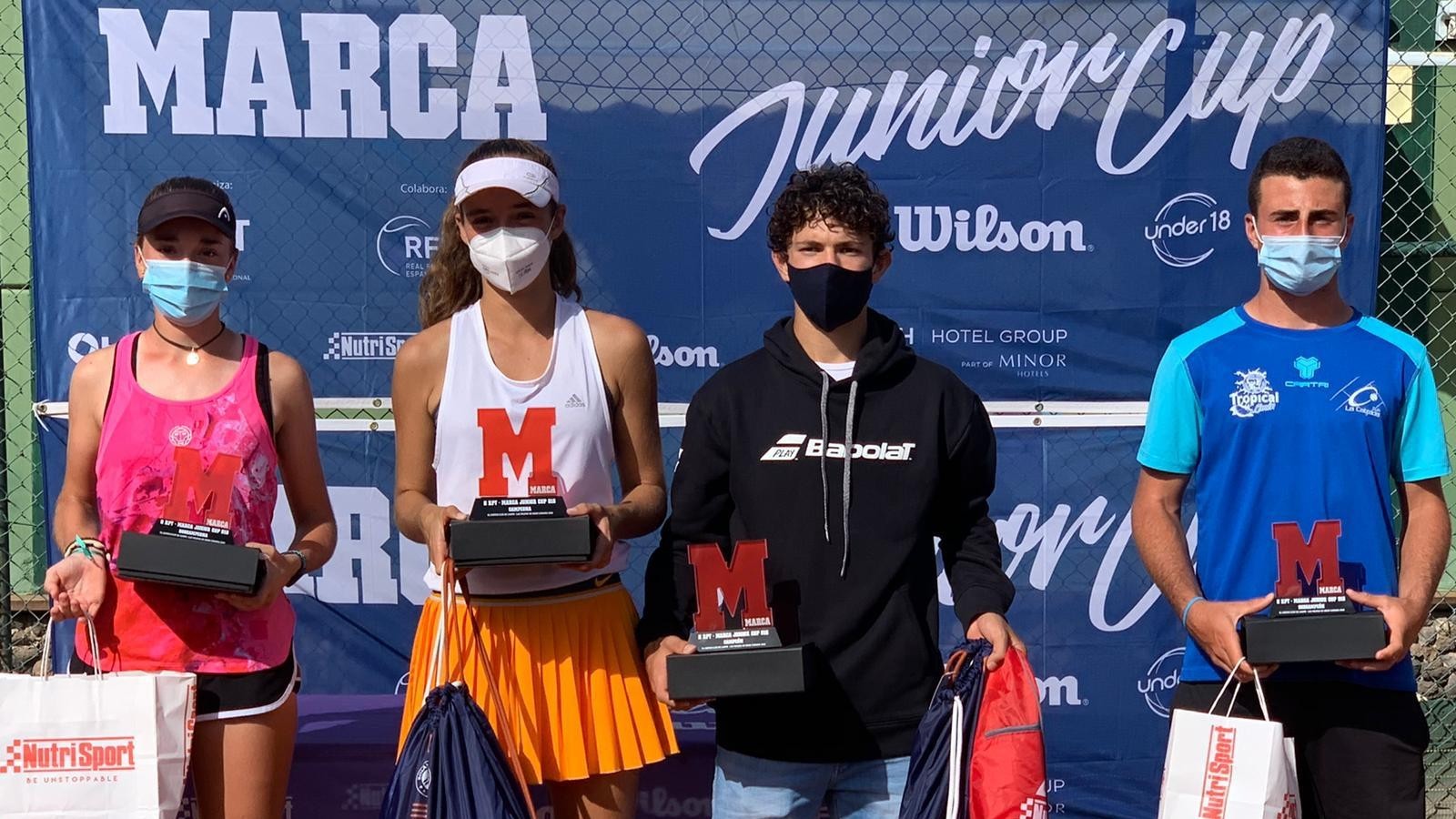 Marta García-Reboredo y Juan Camilo Pérez ganan el MARCA Junior Tour...