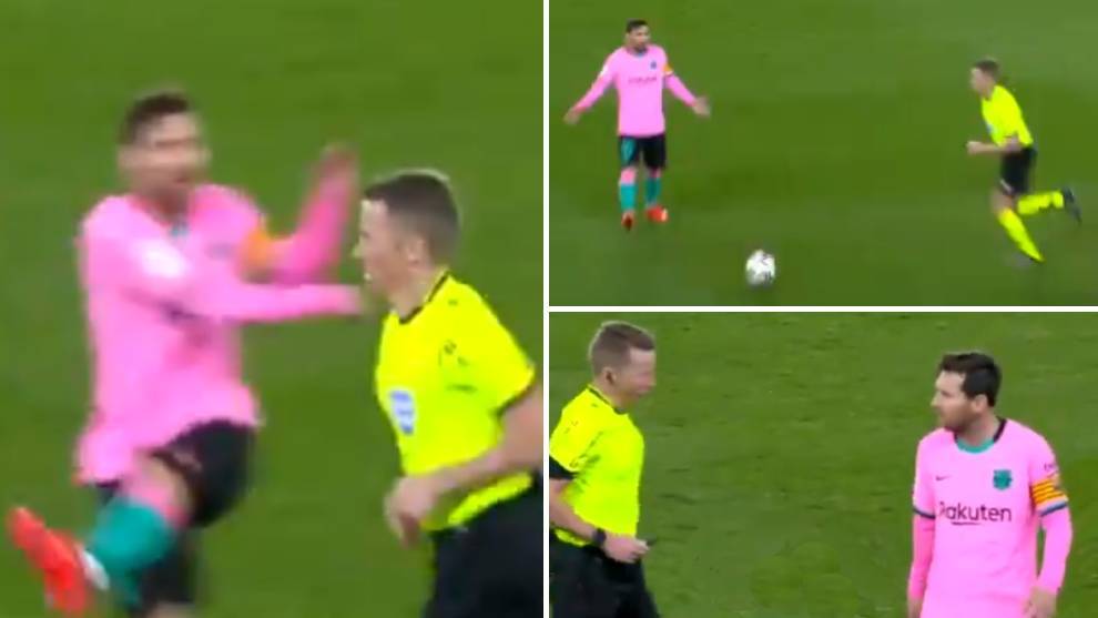 Andujar Oliver: Messi should have been sent off for kicking the ball at the referee