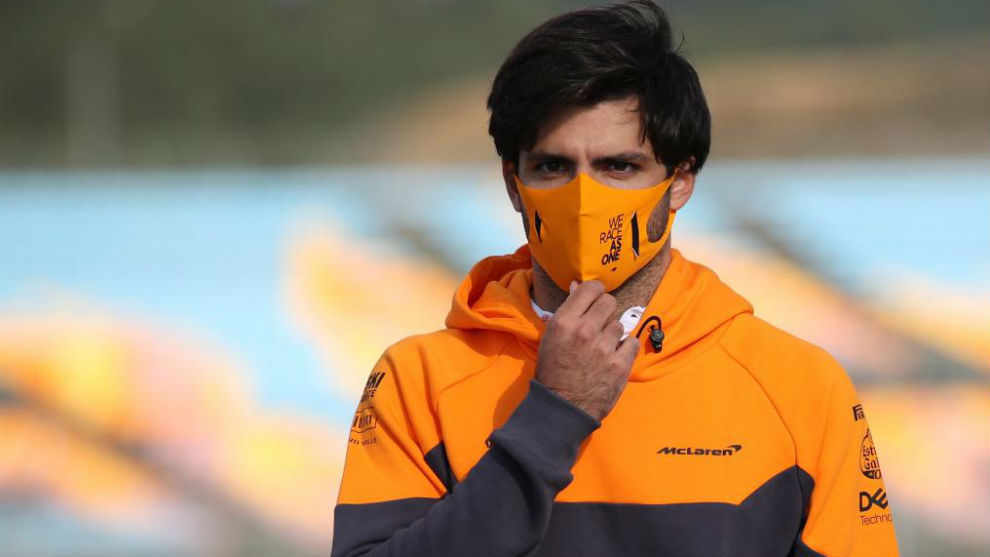 Carlos Sainz, en el GP de Turquía 2020.