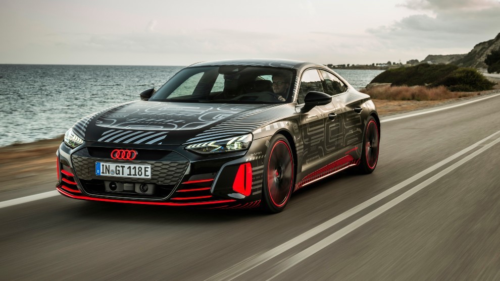 Al volante del Audi RS e-tron GT: el 'falso gemelo' del Porsche Taycan