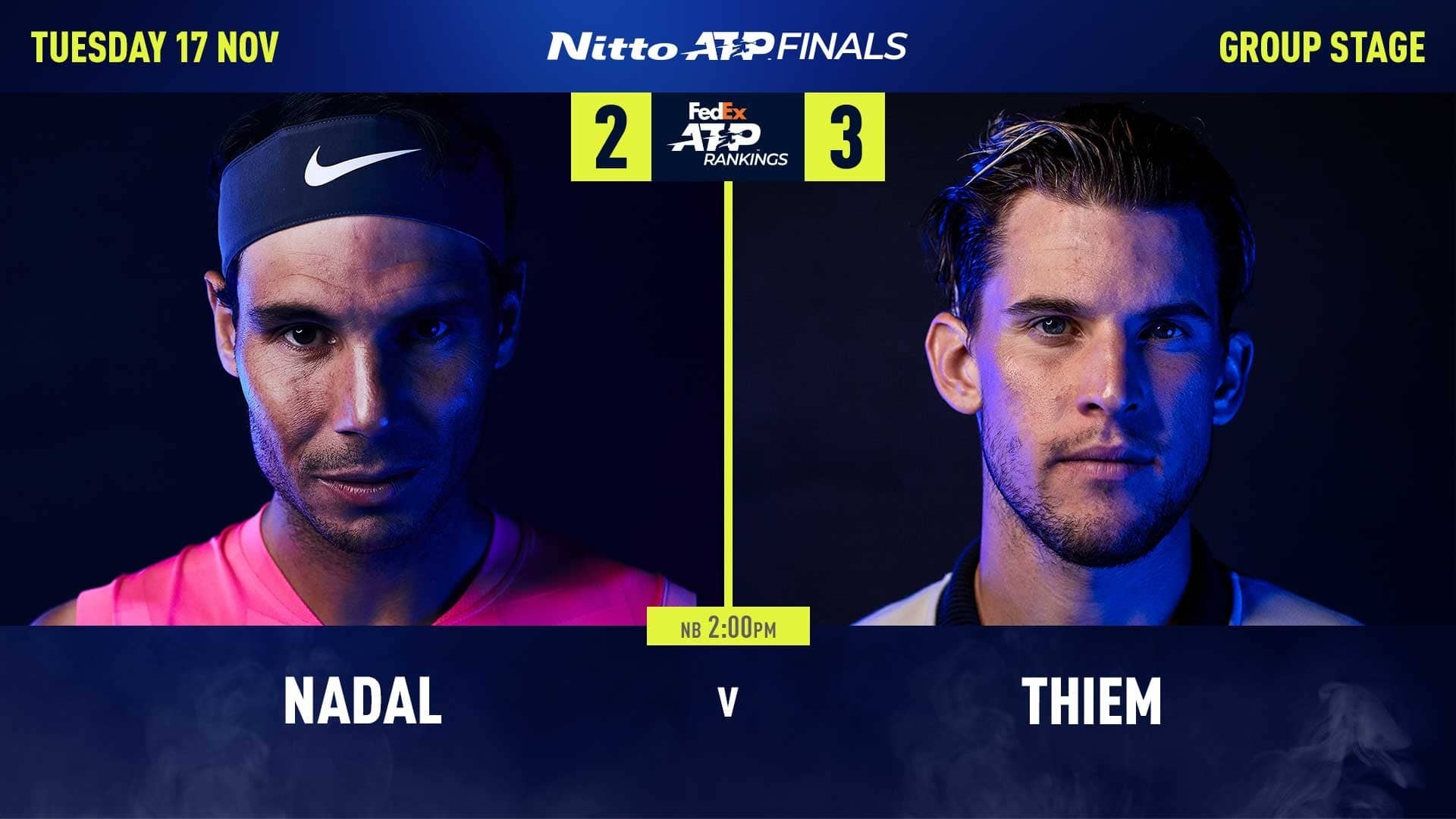 Rafa Nadal y Dominic Thiem, nmeros 2 y 3 del ranking ATP.