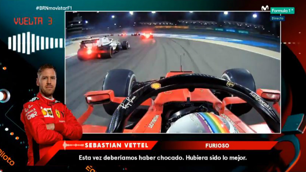 Vettel desata su ira por radio.