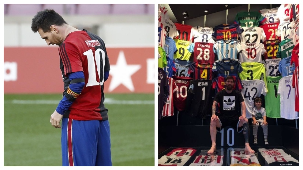 La intrahistoria de cmo le lleg a Leo Messi la camiseta de Newell's de Maradona